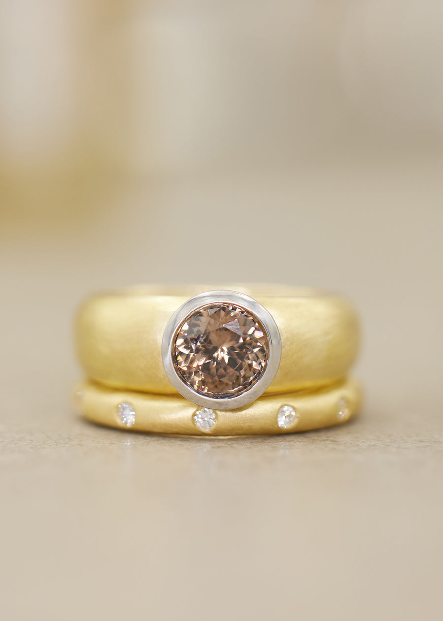 'SIENA' Mocha Zircon Ring