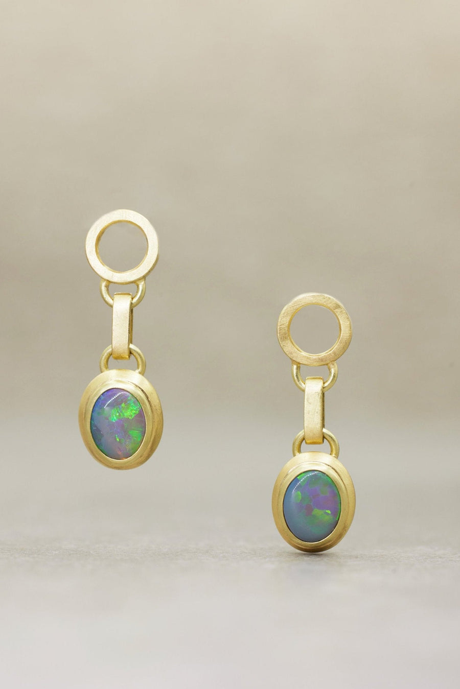 Black Opal 'FUSHION' Earrings