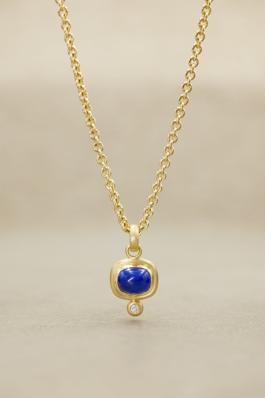 Lapis Lazuli Cushion RONDO Pendant