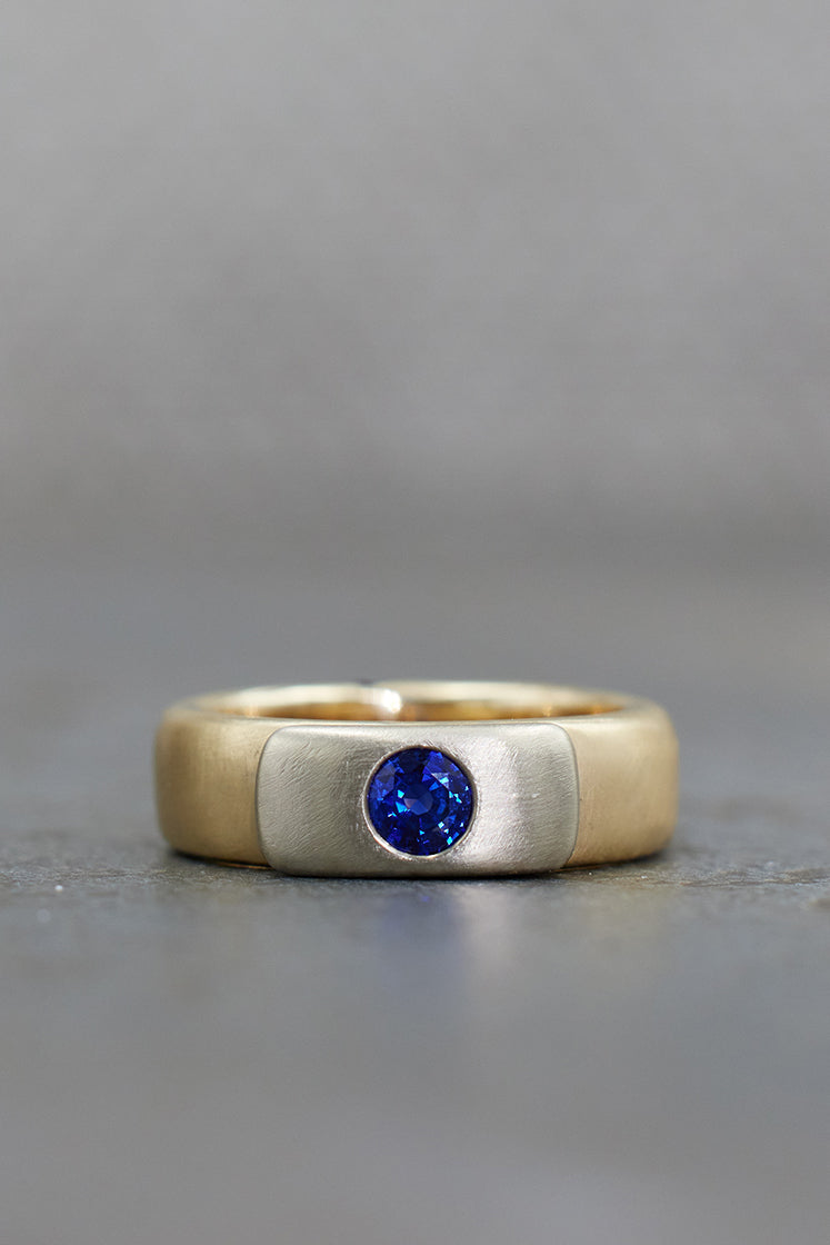 Sapphire 'BOULDER' Ring