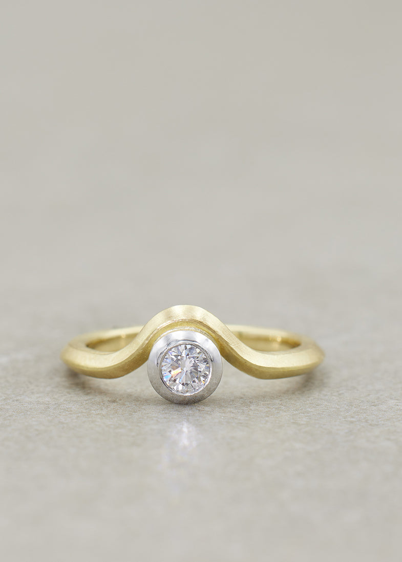 Diamond Wave Ring