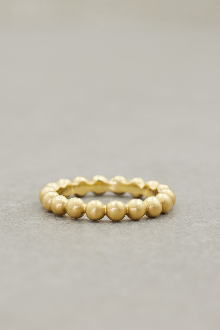 'TOLEDO' Bead Ring Yellow Gold