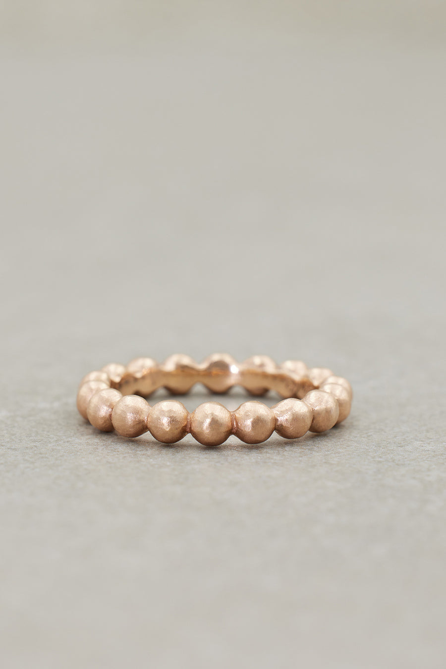 'TOLEDO' Bead Ring Rose Gold