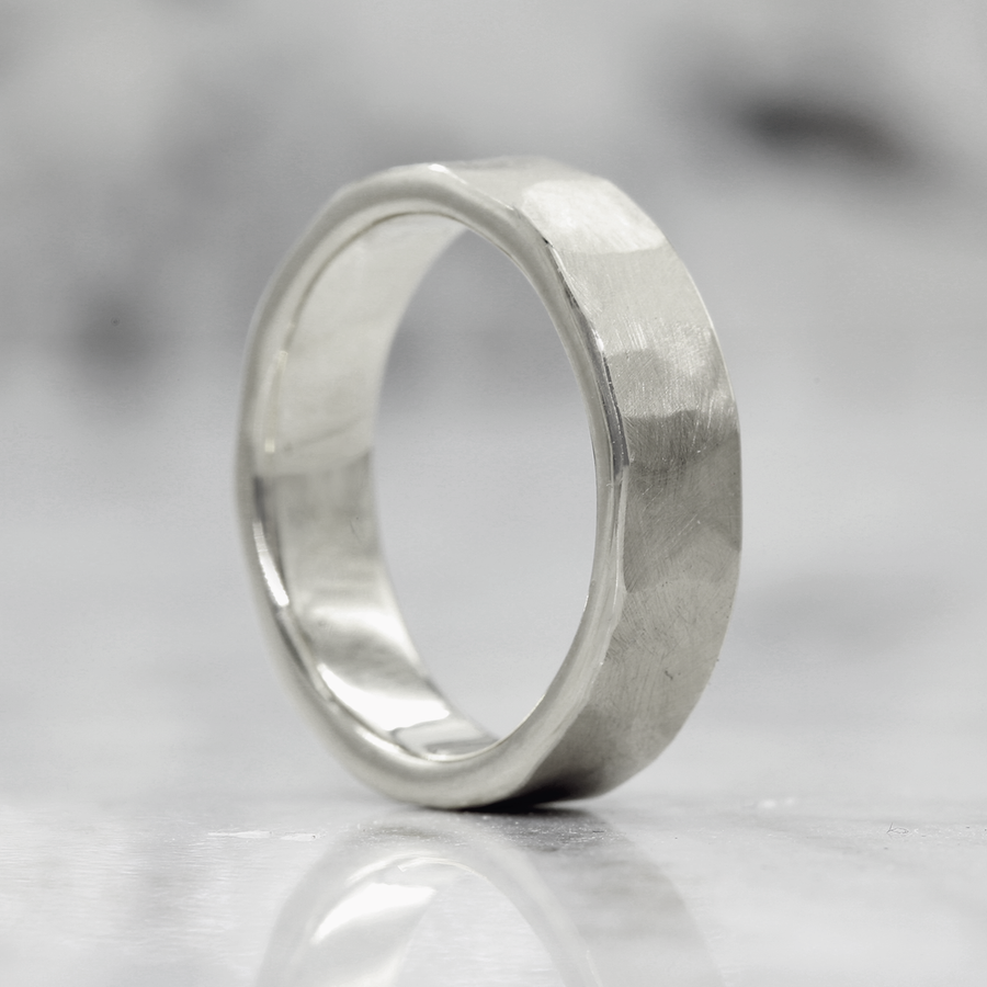 Hammered Band White