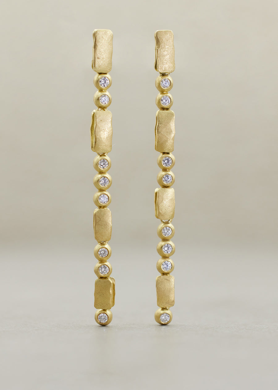 Rivulet Diamond Drop Earrings