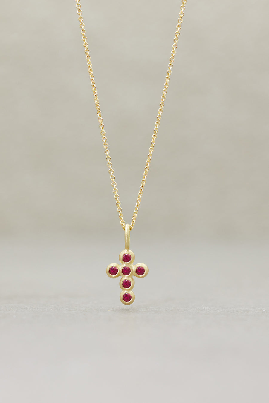 Pallina Mini Cross Rubies