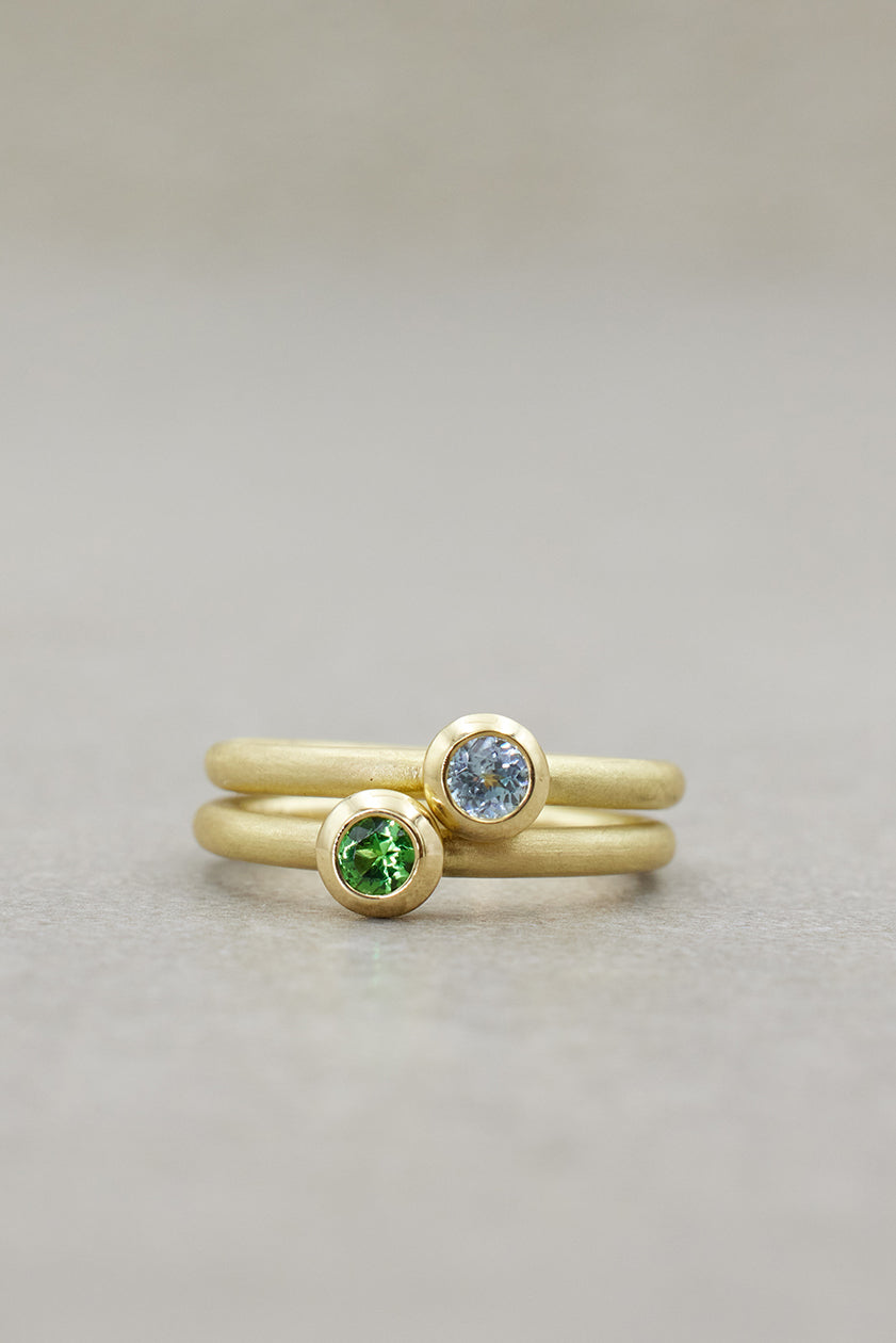 Gem Stacks 18-karat yellow Gold