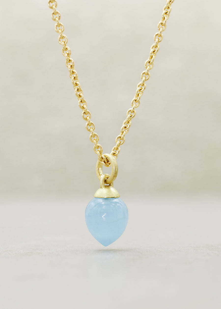 Aquamarine Drop Pendant