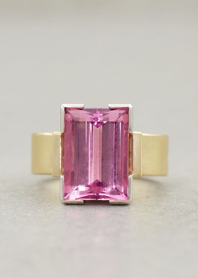 Pink Tourmaline 'VALENCIA' Ring