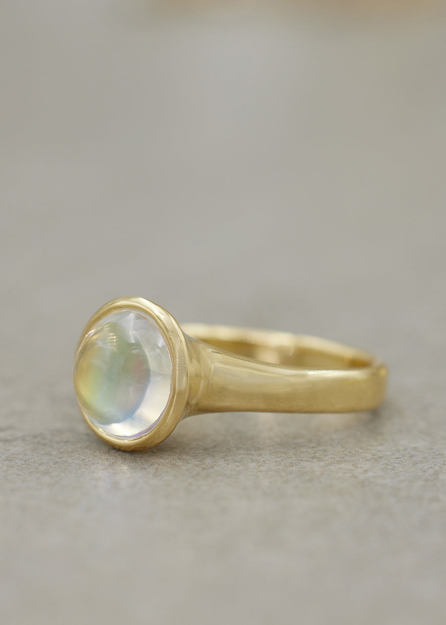 'Golden Hour' Moonstone Ring