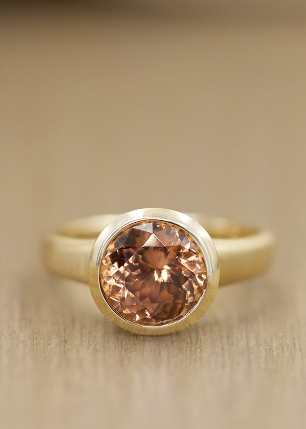 Imperial Zircon Fluted Ring
