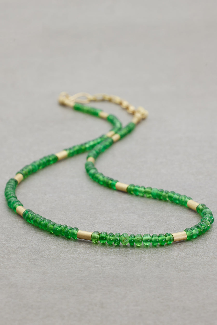 Tsavorite Gemstone Necklace