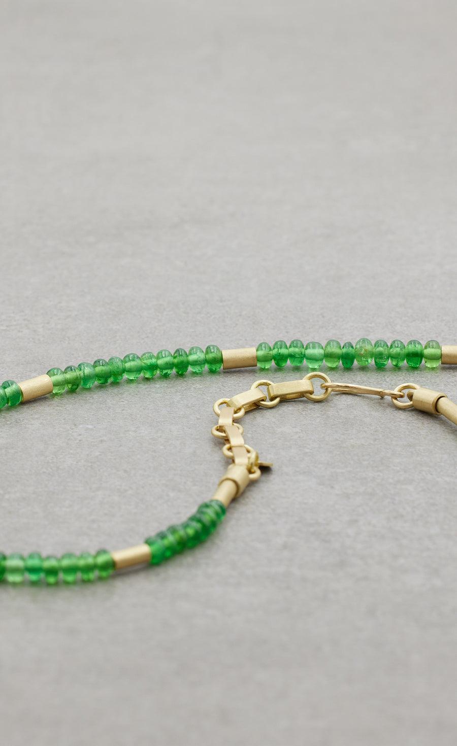 Tsavorite Gemstone Necklace