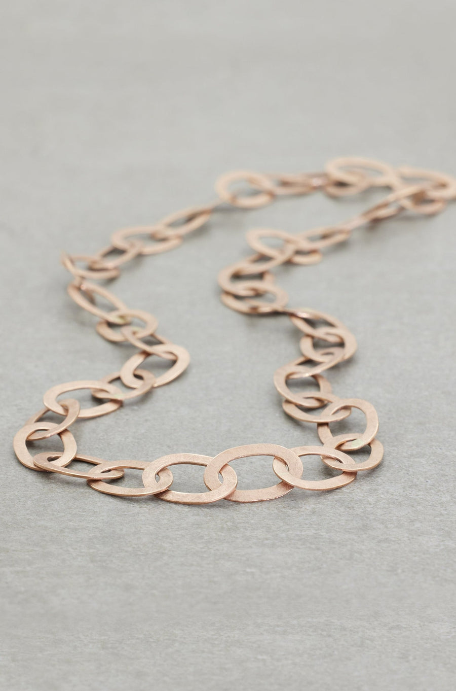 The Oval Link Chain Rose Gold