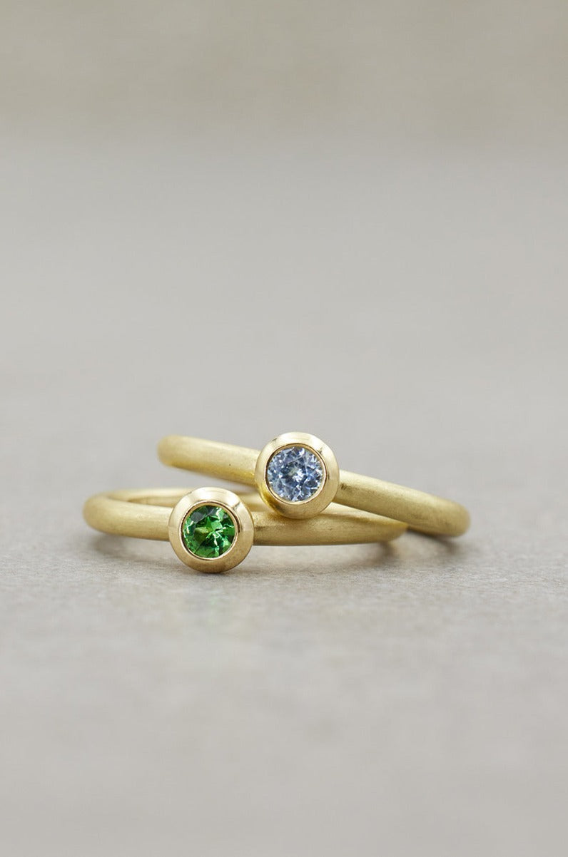 Gem Stacks 18-karat yellow Gold