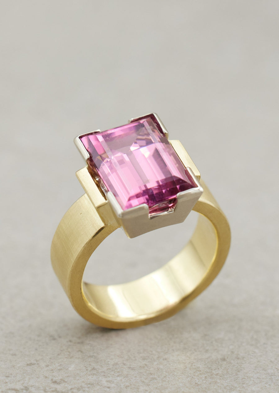 Pink Tourmaline 'VALENCIA' Ring