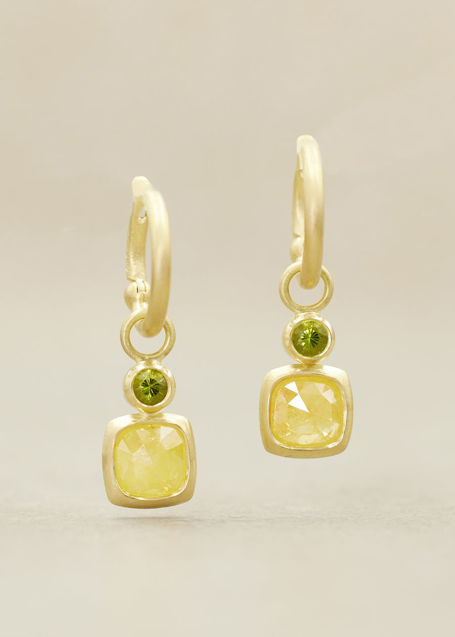 'AEGEA' Yellow Diamond Earring Charms