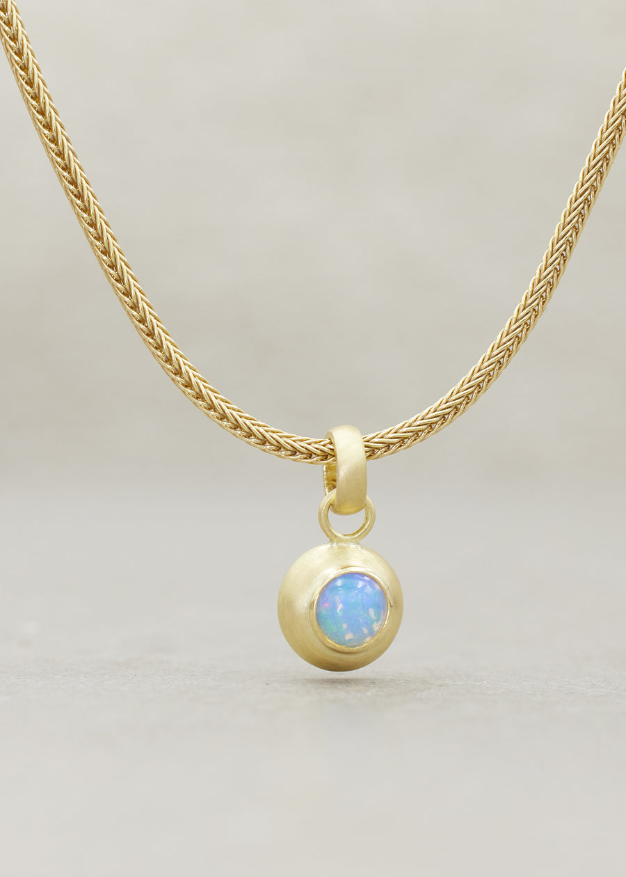 Ethiopian Opal Domed Pendant