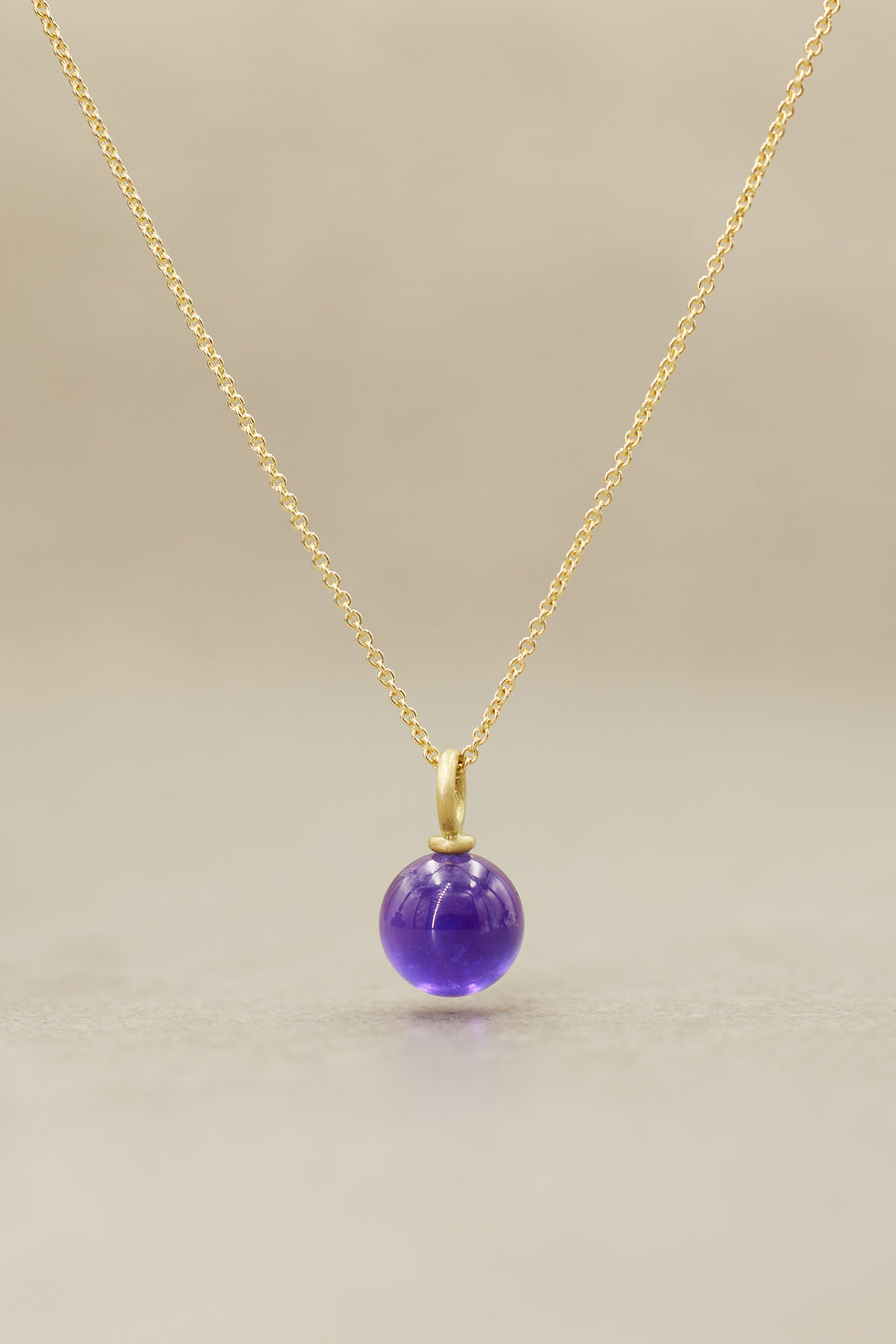 Amethyst Sphere Amulet