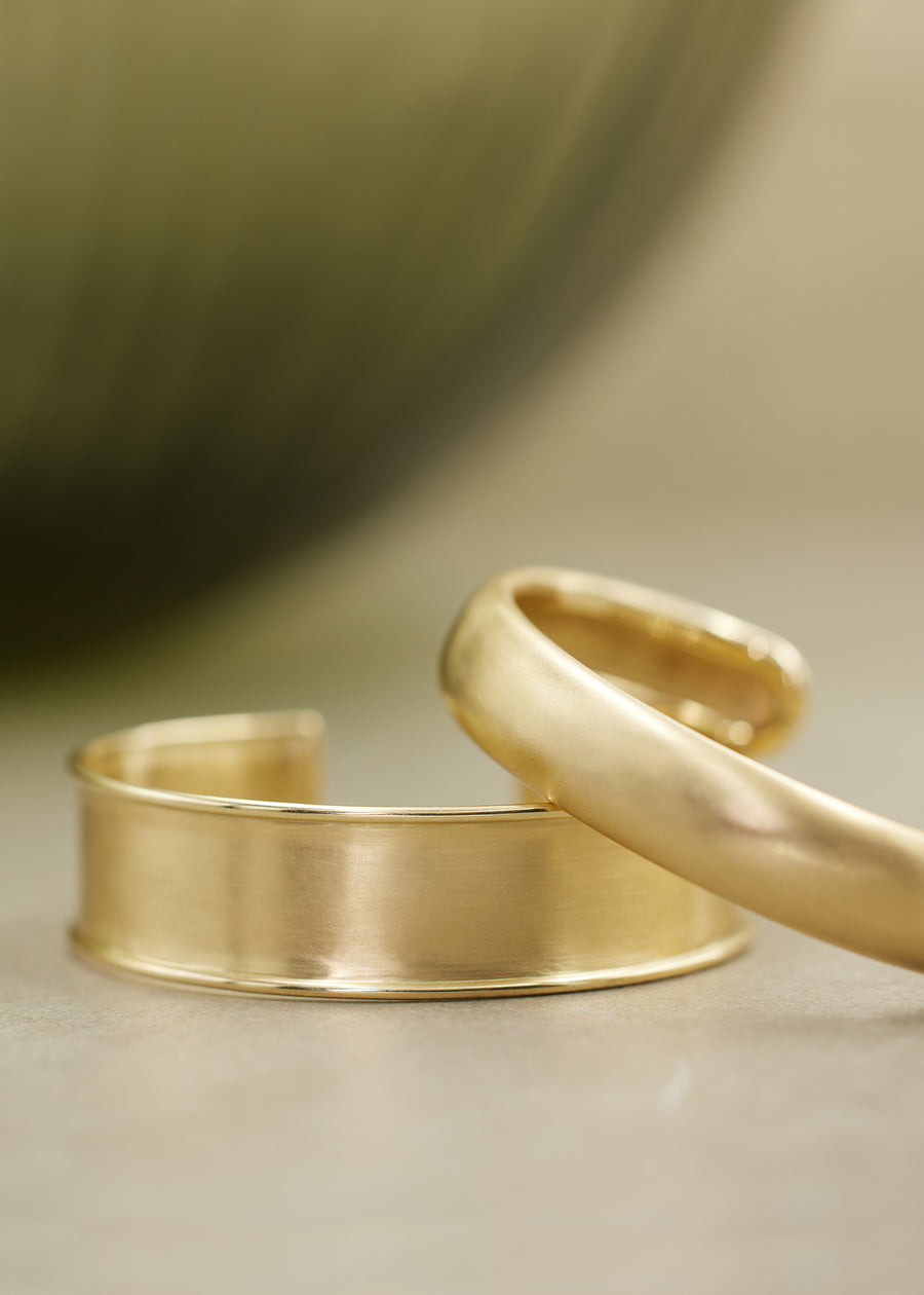 The Domed Gold Cuff