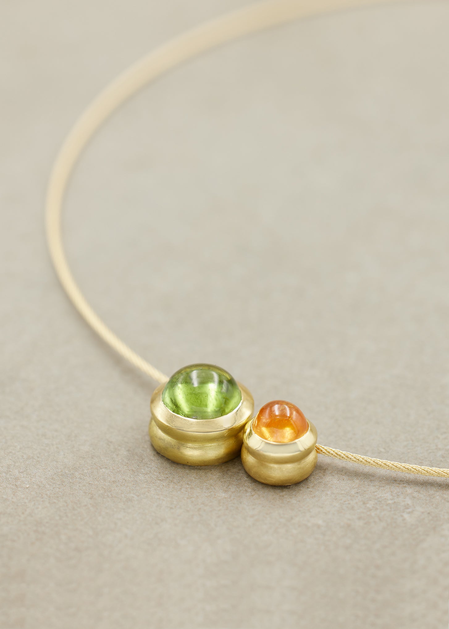 Green Tourmaline 'DULCI' Pendant, Large