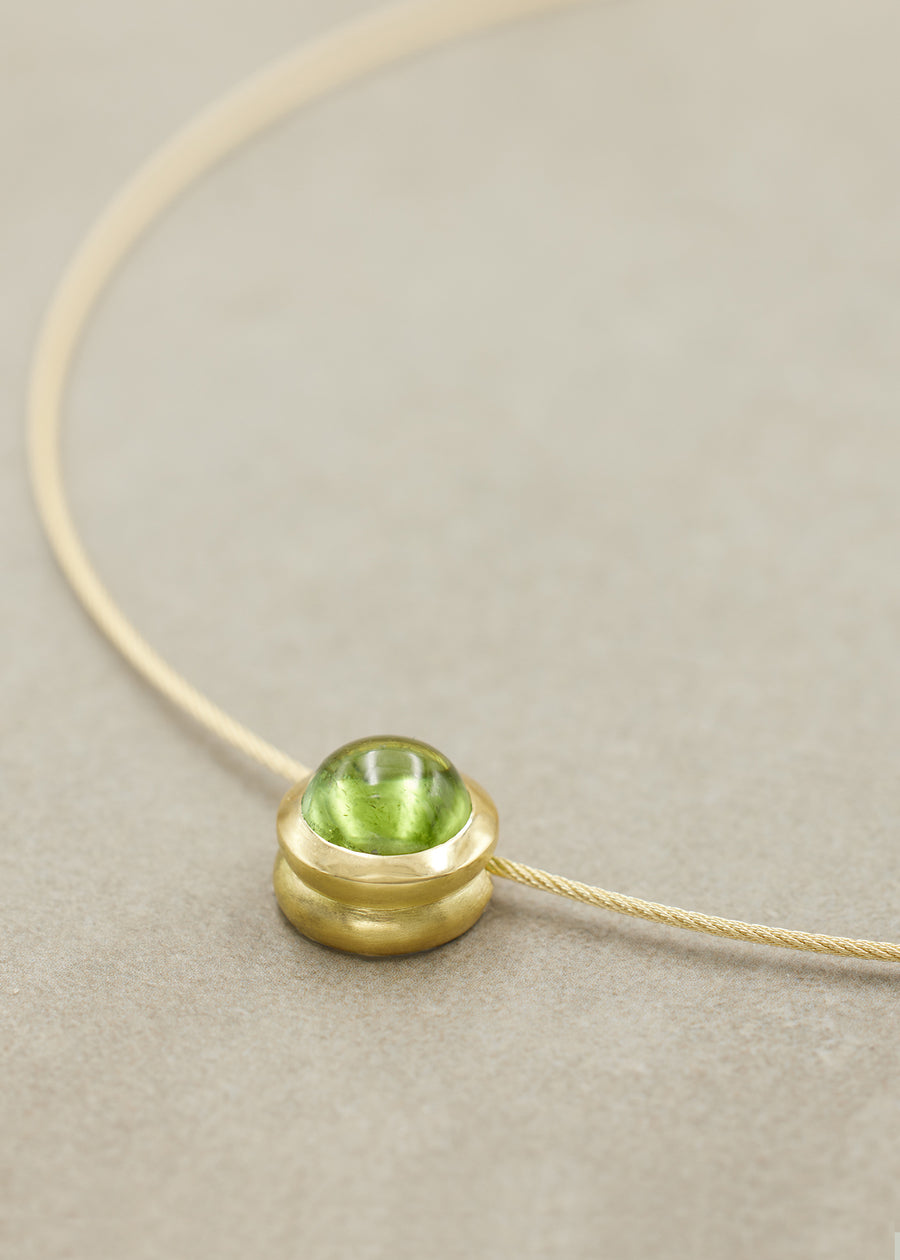 Green Tourmaline 'DULCI' Pendant, Large