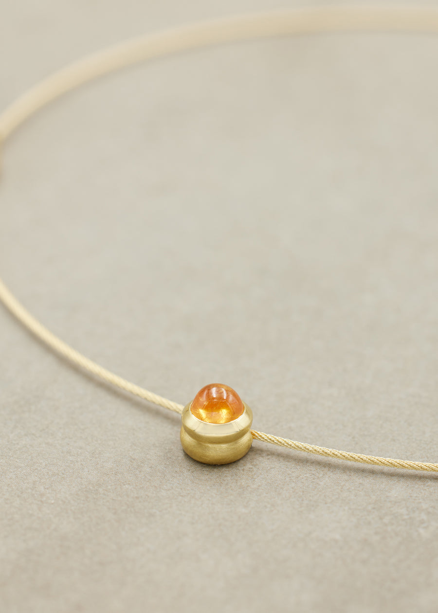 Mandarin Garnet 'DULCI' Pendant, Small