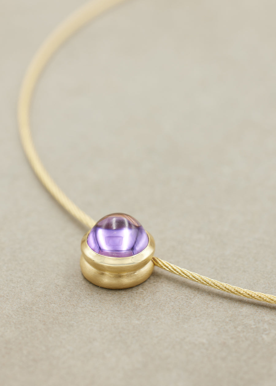 Lavender Amethyst 'DULCI" Pendant, Large