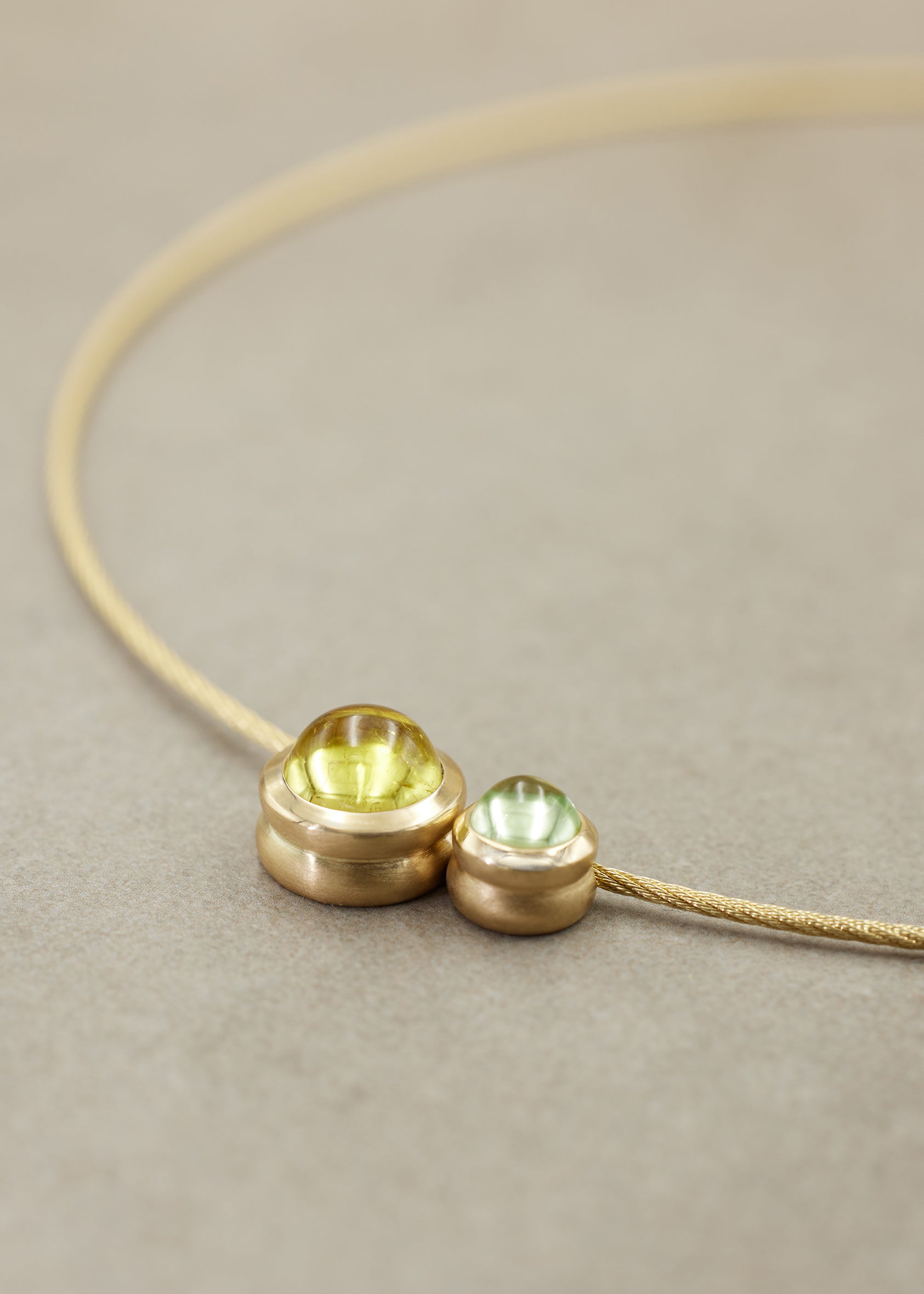 Lemon Citrine 'DULCI' Pendant, Large