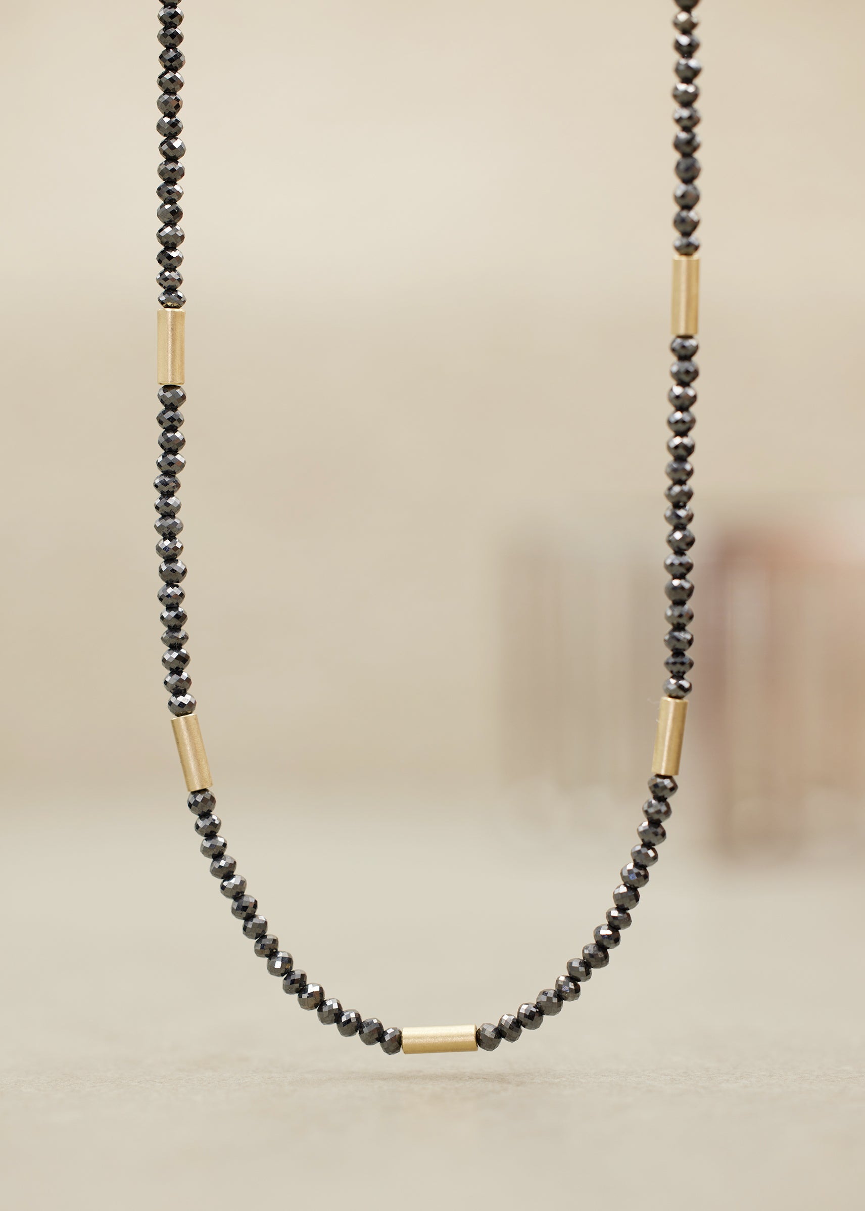 'AEGEA' Black Diamond Necklace
