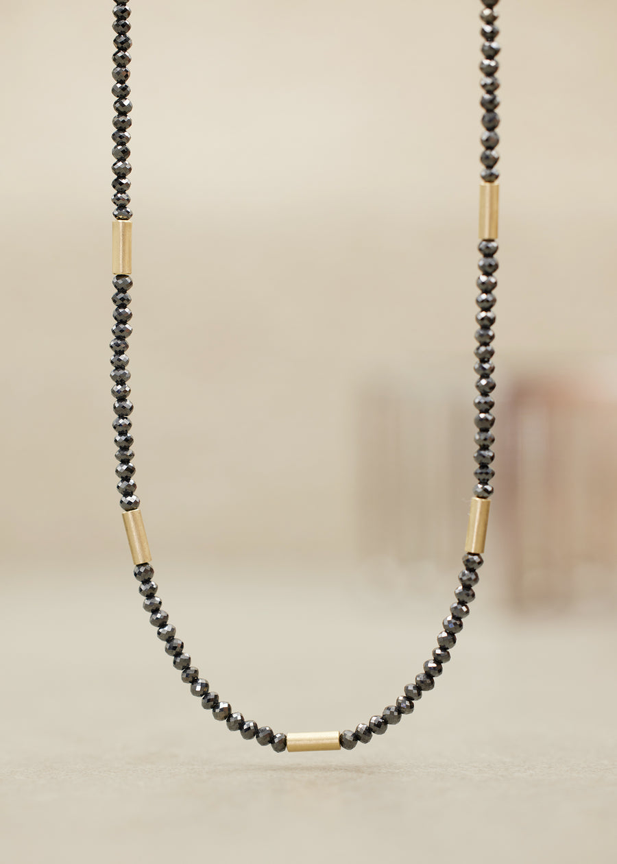 'AEGEA' Black Diamond Necklace