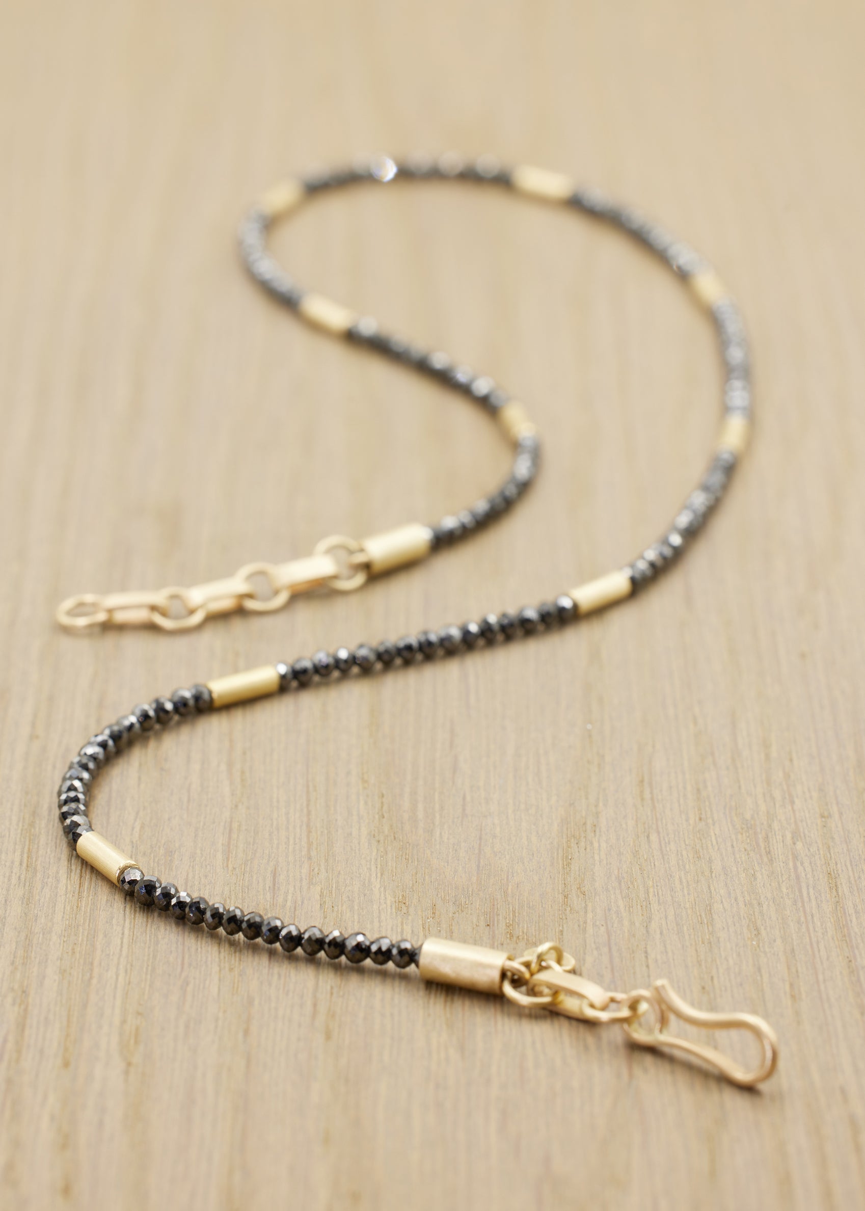 'AEGEA' Black Diamond Necklace