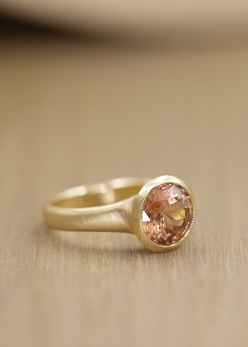 Imperial Zircon Fluted Ring