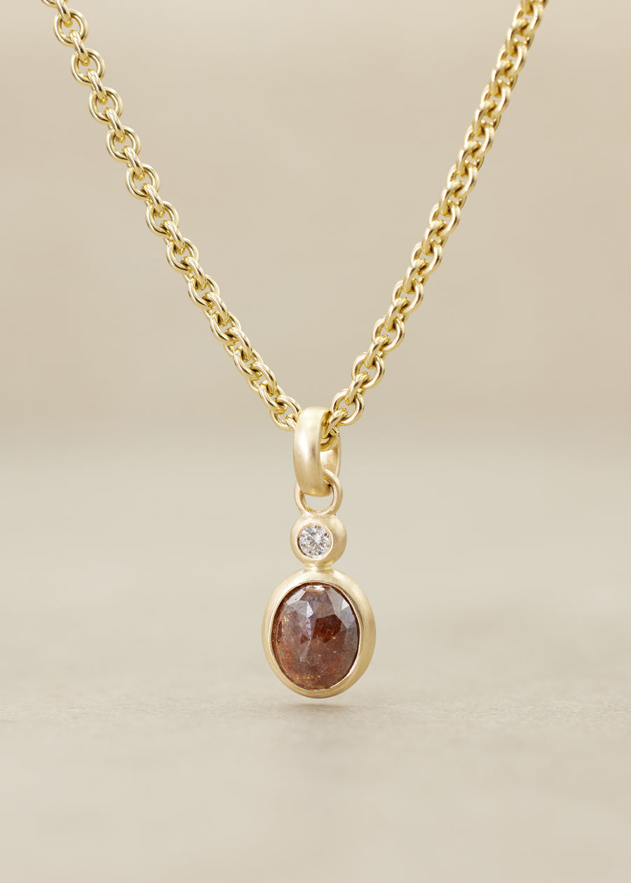 'AEGEA' Mocha Diamond Pendant