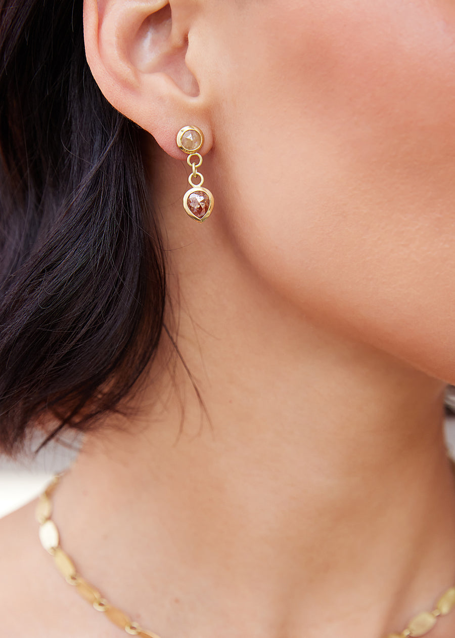 'AEGEA' Chain Link Stud Earrings