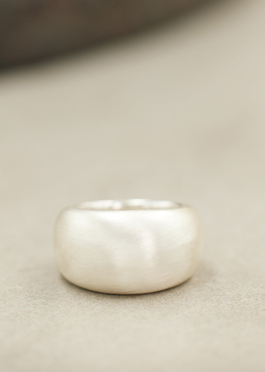 ORA Silver XL Dome Ring