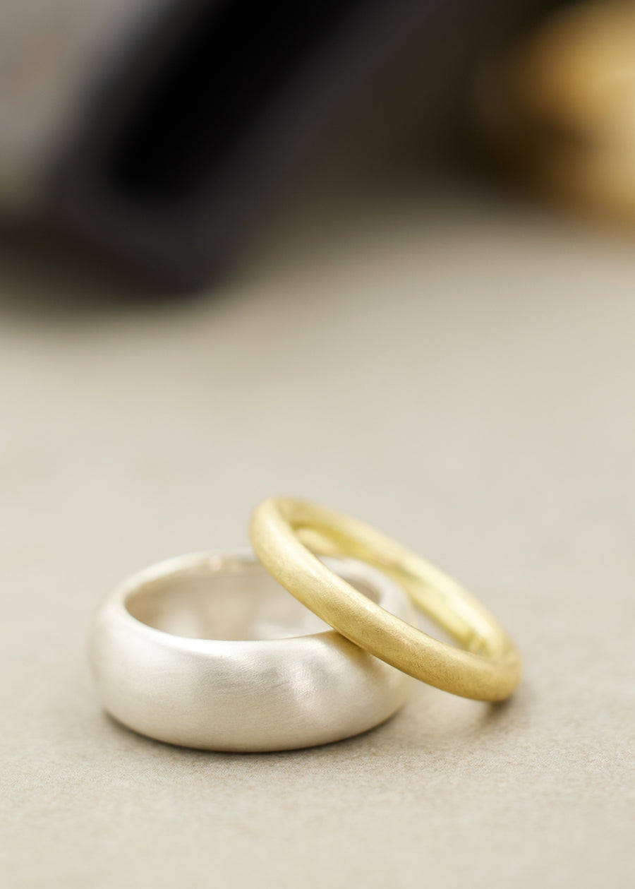 ORA Silver  Wide Dome Ring