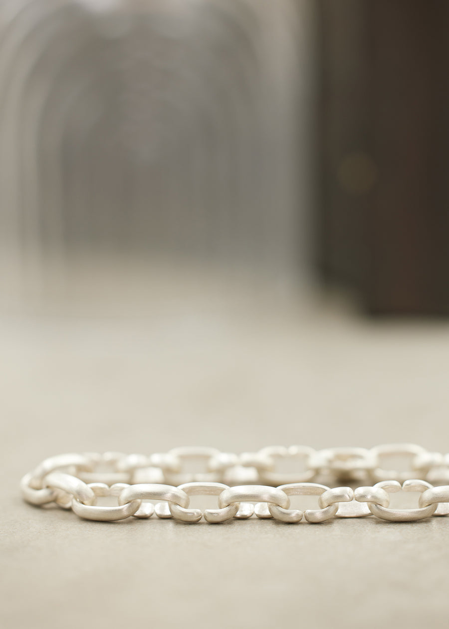 ORA Silver Open Link Bracelet