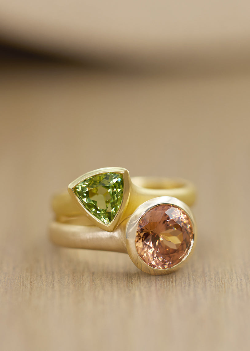 Imperial Zircon Fluted Ring