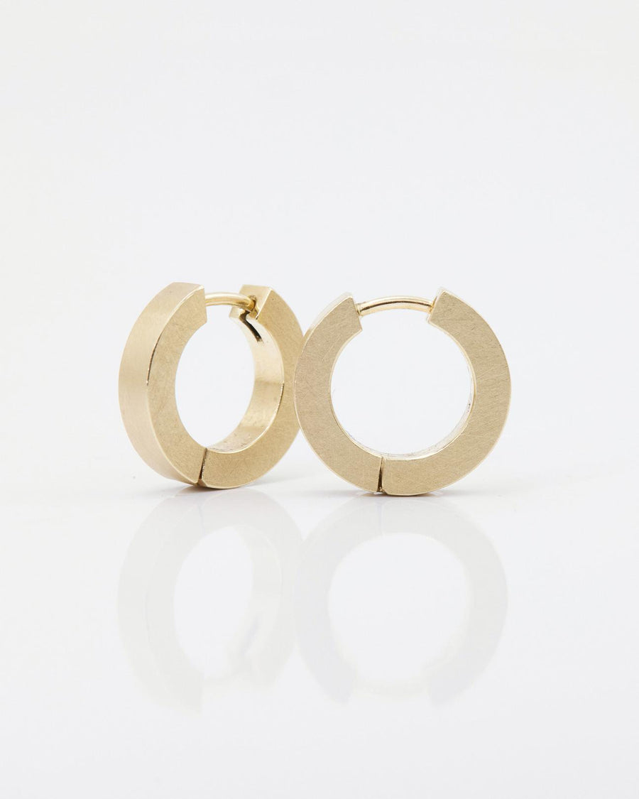 'FORTUNA' Hoops Yellow gold