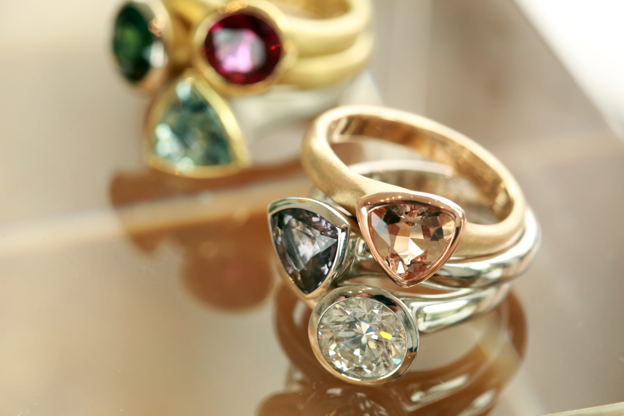 Gemstone Rings , Solitaire, cocktail rings